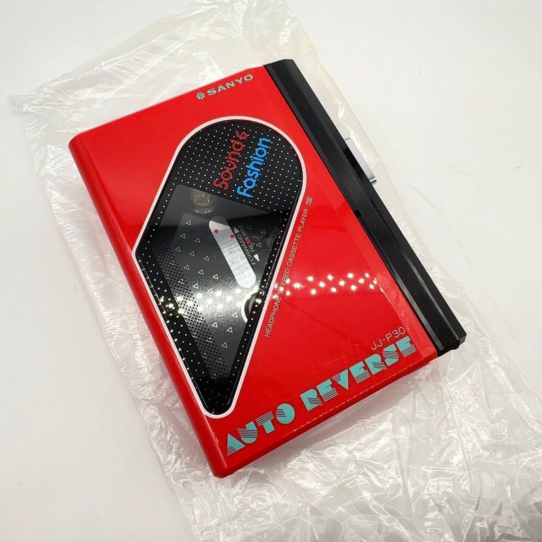 未使用 SANYO サンヨー JJ-P30 ポータブルカセットプレイヤー