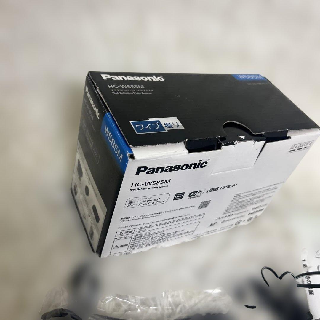 【未使用級】Panasonic HC-W585M ブラウン　付属品完備