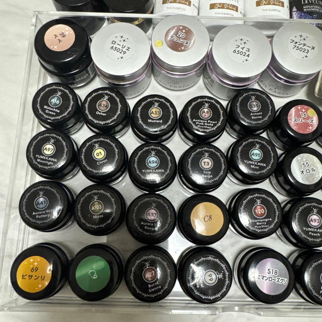 ネイルパフェ ジェル 36色 他 合計50点