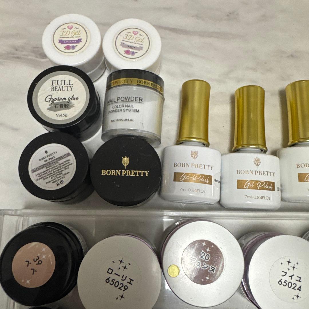 ネイルパフェ ジェル 36色 他 合計50点