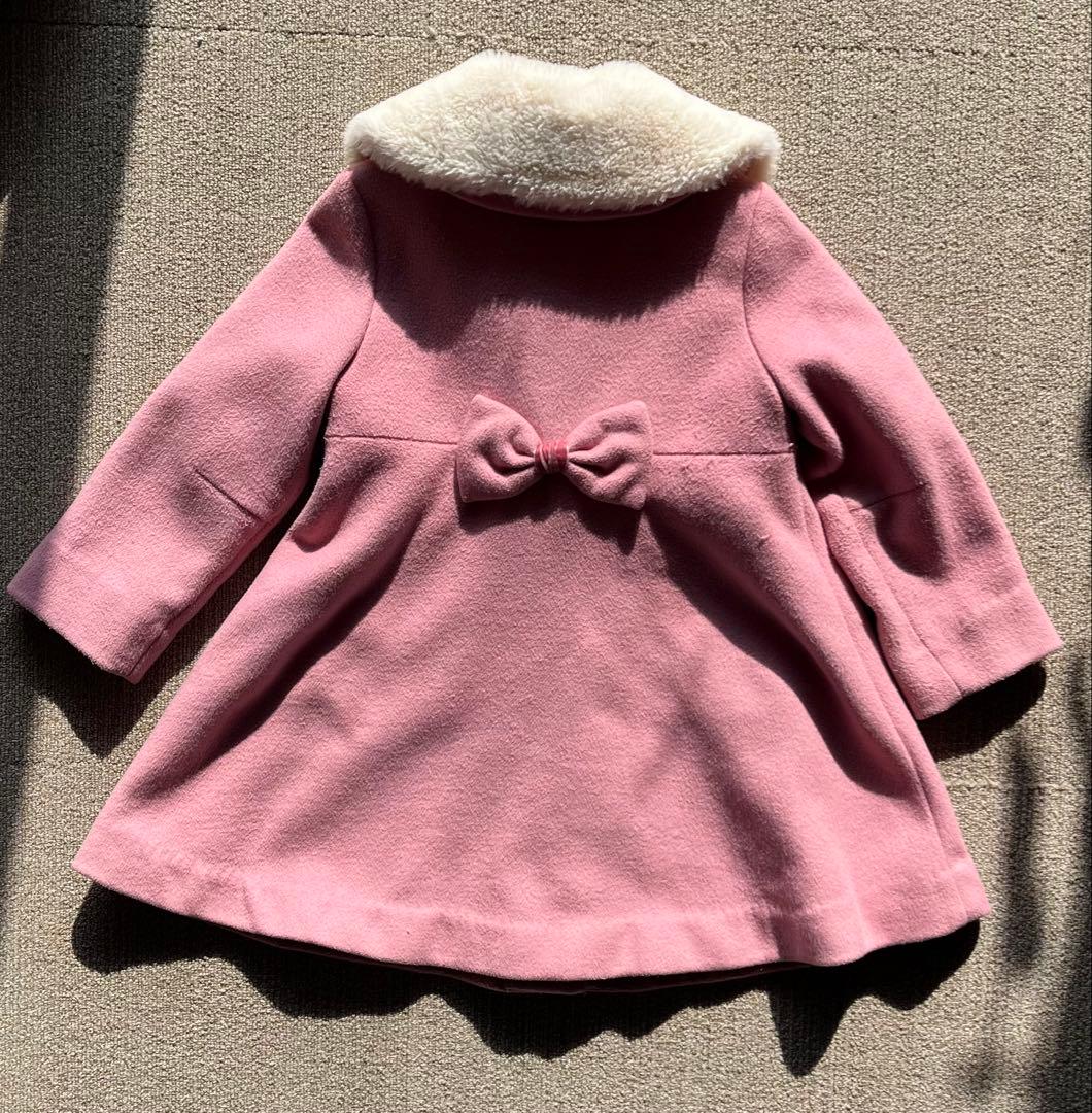 シャーリーテンプル ラッピングリボンウールコート