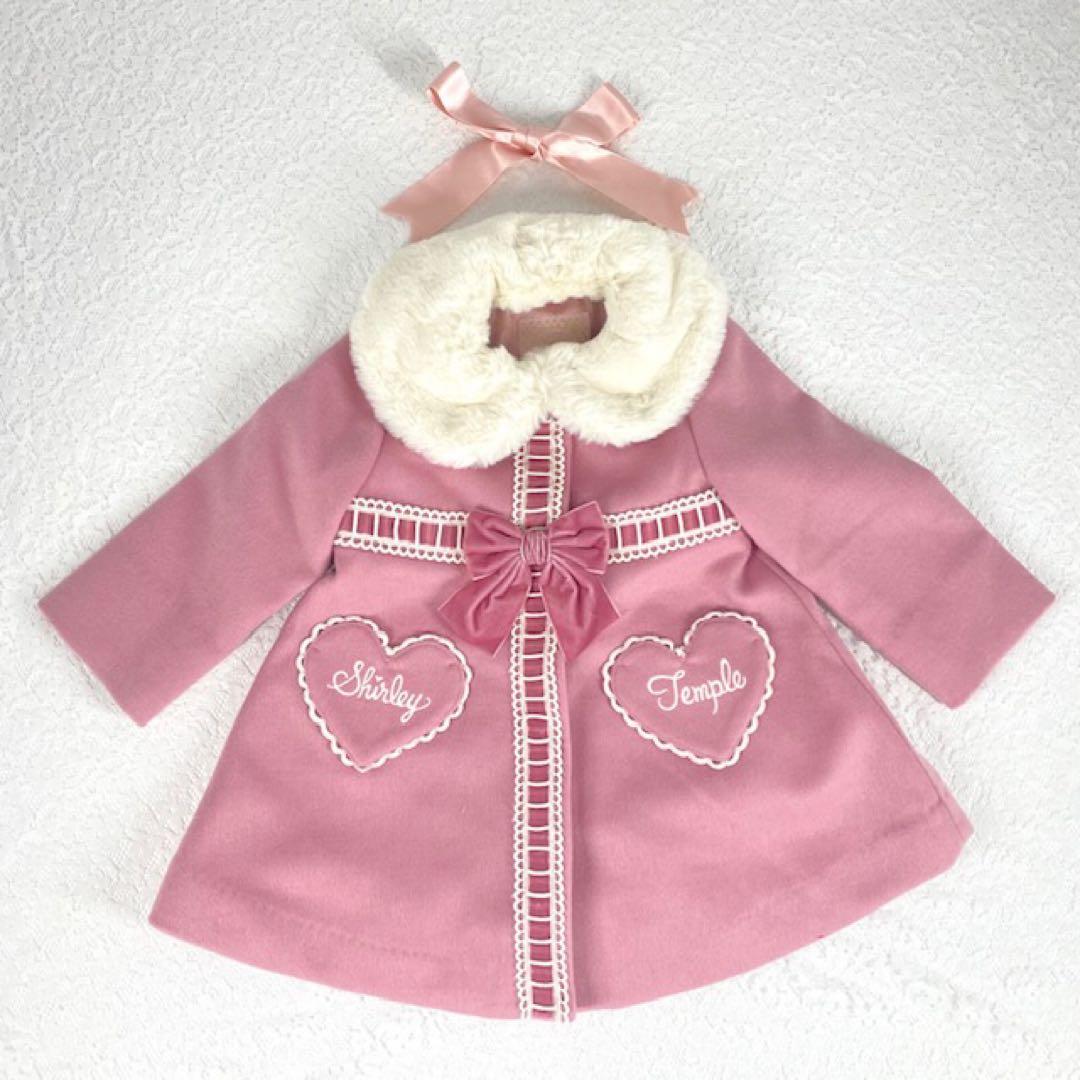 シャーリーテンプル ラッピングリボンウールコート