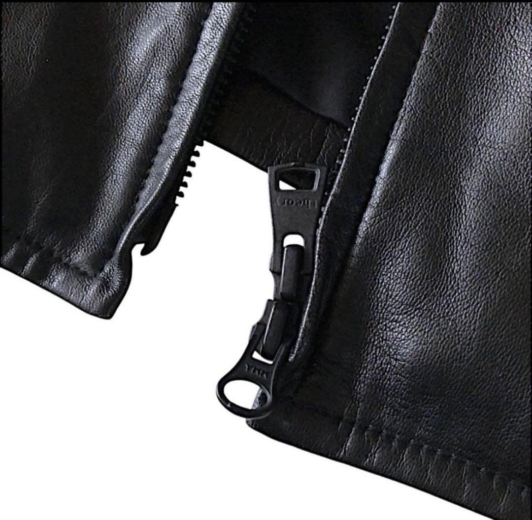 Theory セオリー　ラムレザーシングルライダース Ｌ 革ジャン ジャケット