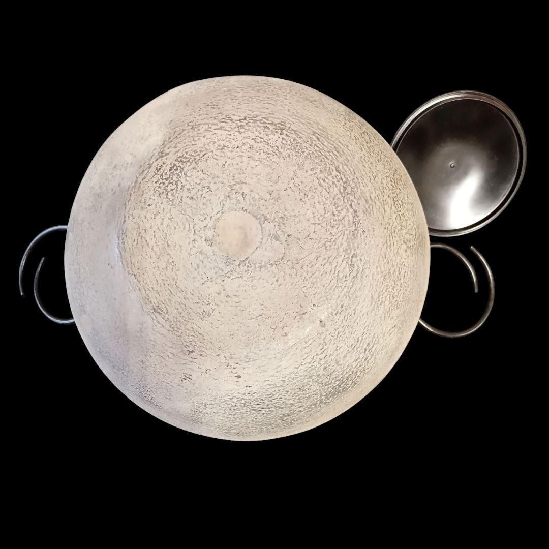 大きめ 人間国宝 高橋敬典 霰丸釜 霰丸茶釜