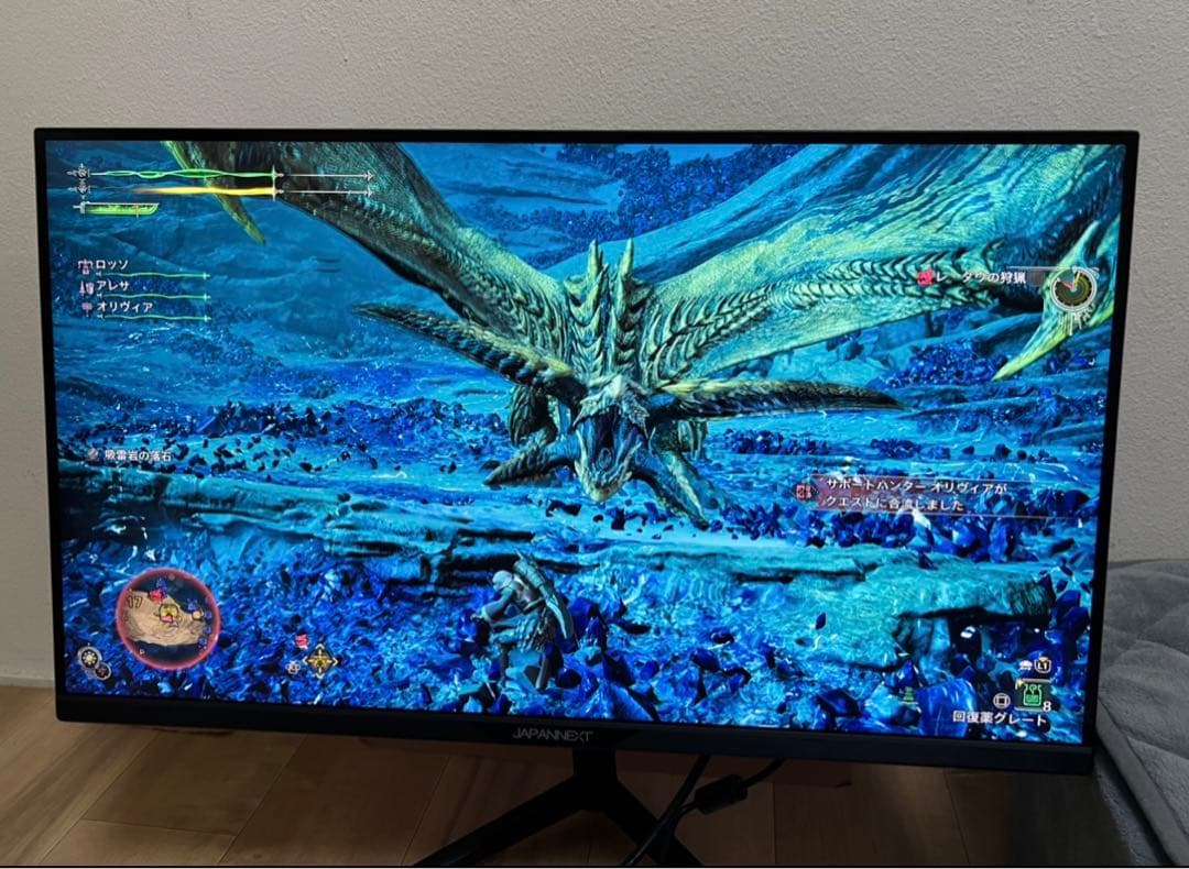 JAPANNEXT 28インチ ゲーミングモニター　GX28 モニター2枚