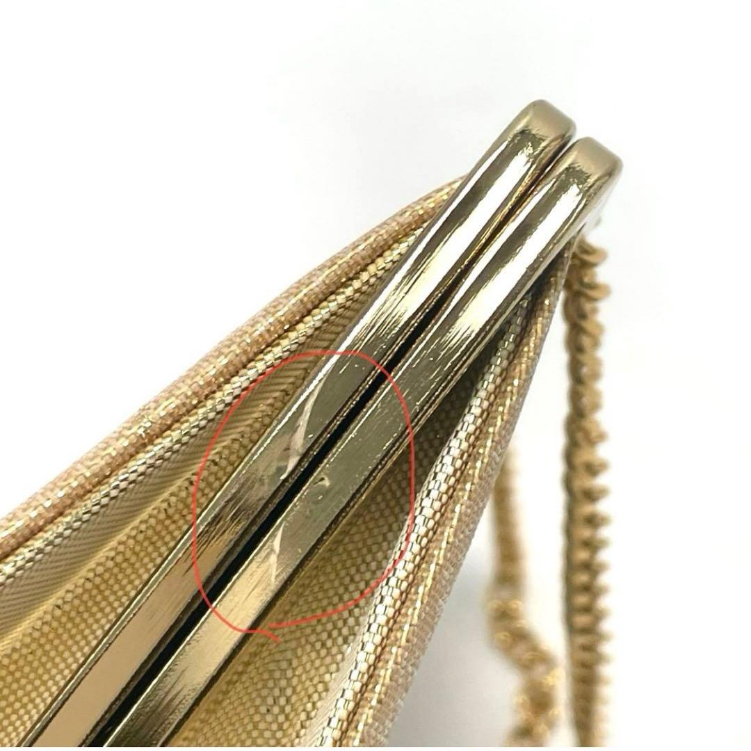 最終価格 新春セール 美品 創作 御誂 和装用バッグ 草履 2点セット ゴールド