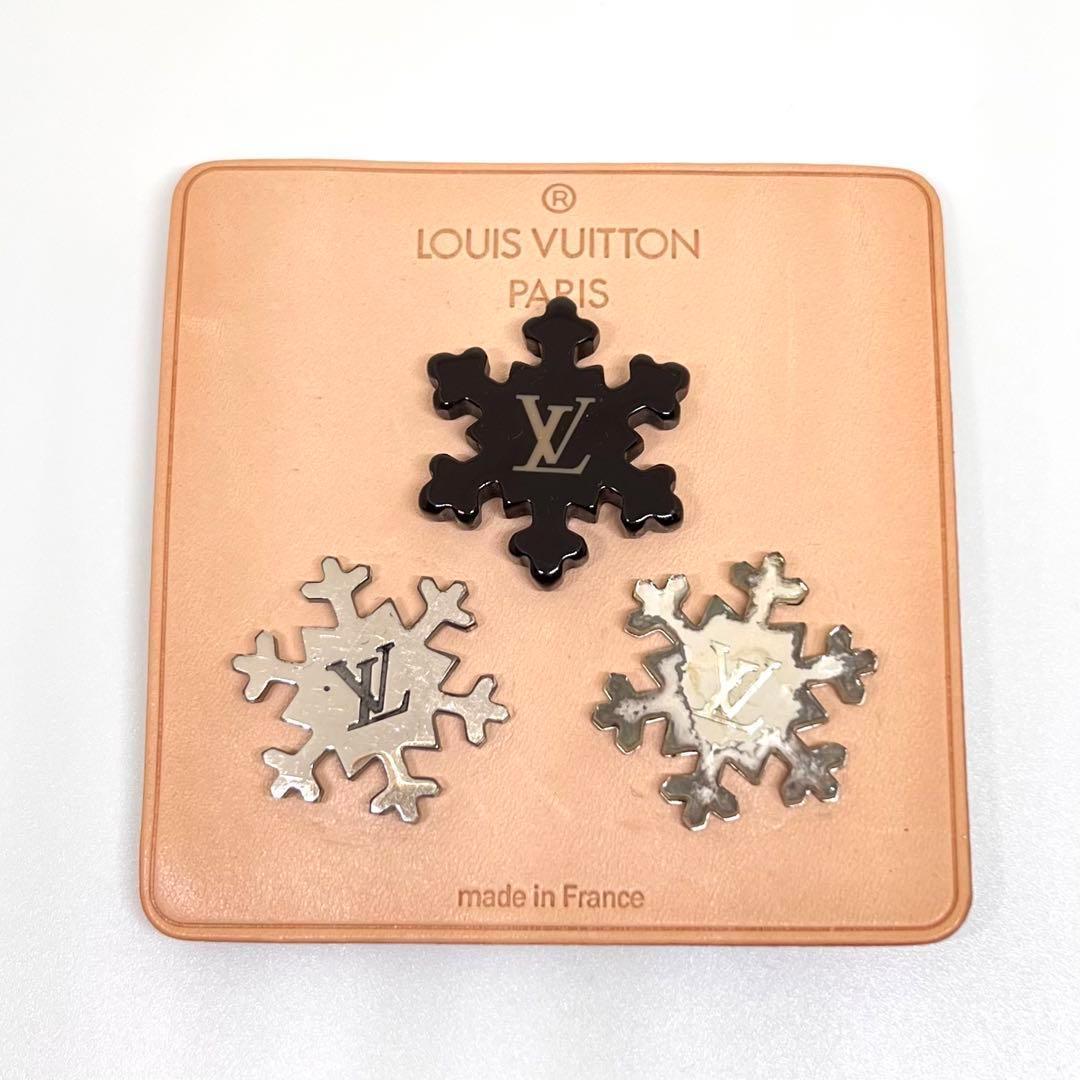 ルイヴィトン ピンズ エトワール デ ネイジ 雪の結晶 3点 スノーフレーク