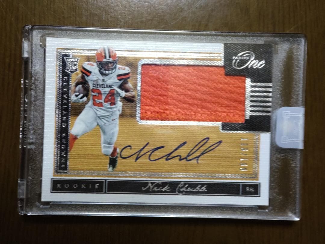 その他 2018 Panini One Football Nick Chubb Auto