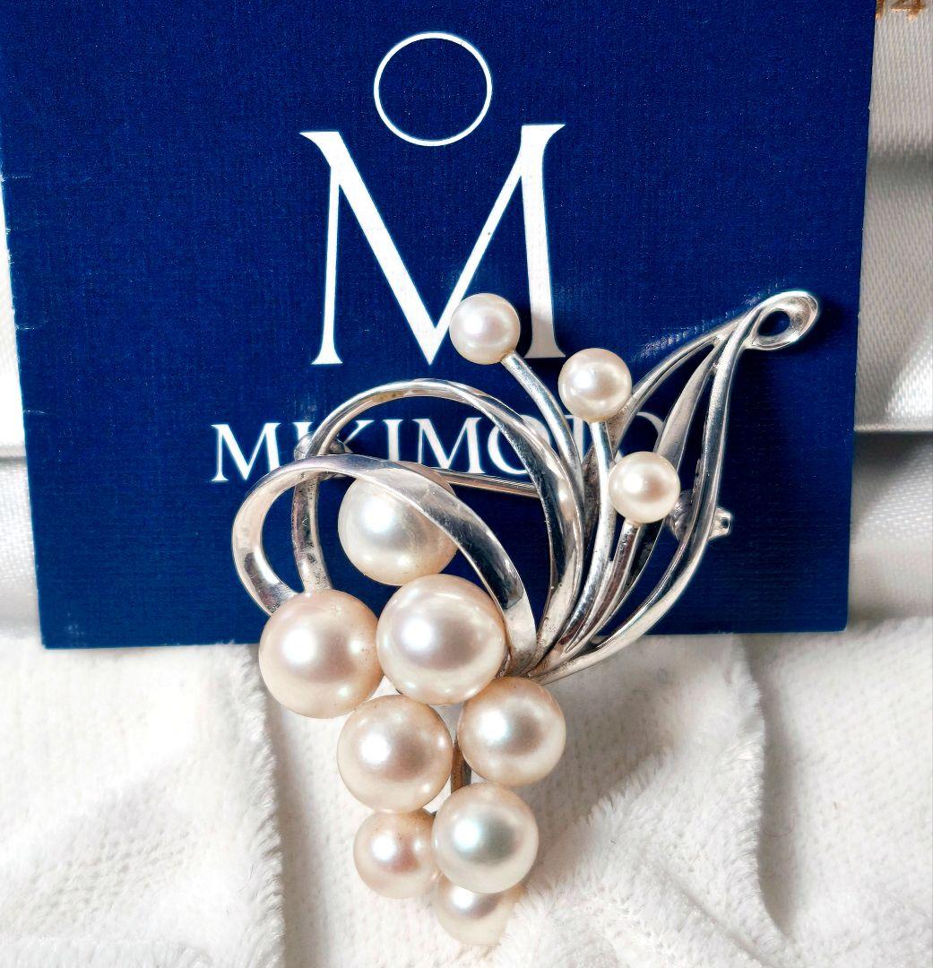 【美品 最高級!!】ミキモト ブローチ パール フォーマル 11珠 皇室御用達