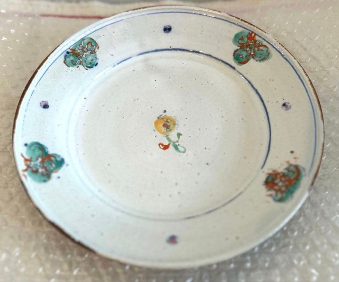 伊藤聡信　色絵　皿　7寸【メルカリ便】新品未使用プレート　希少　レア　大皿