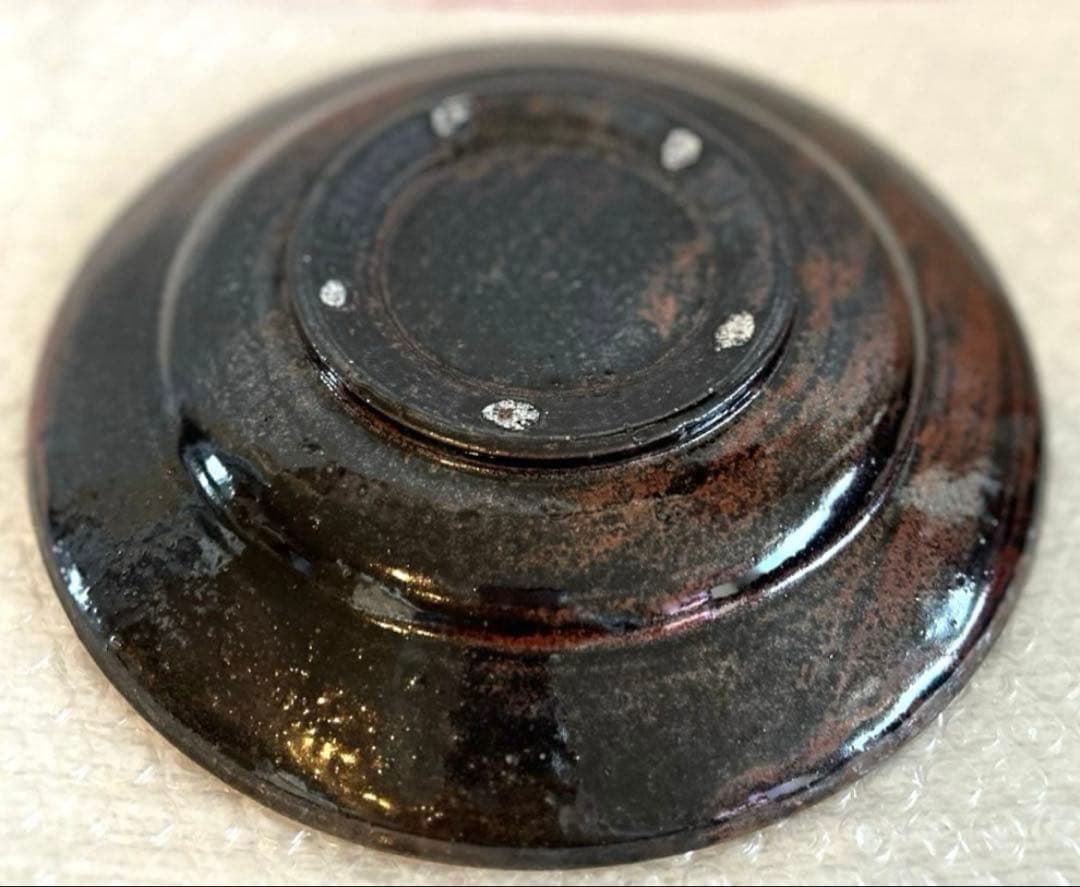 伊藤聡信　色絵　皿　7寸【メルカリ便】新品未使用プレート　希少　レア　大皿