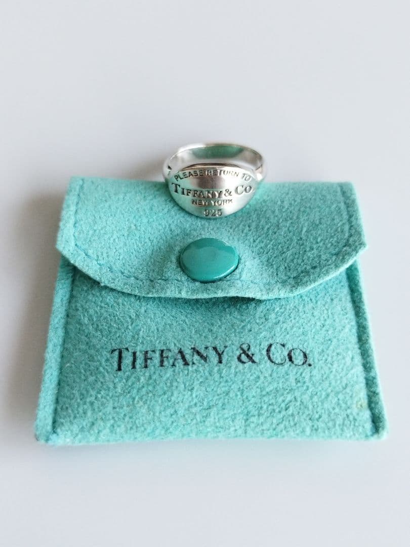 TIFFANY & Co. リターン トゥ オーバル リング 約8.5号