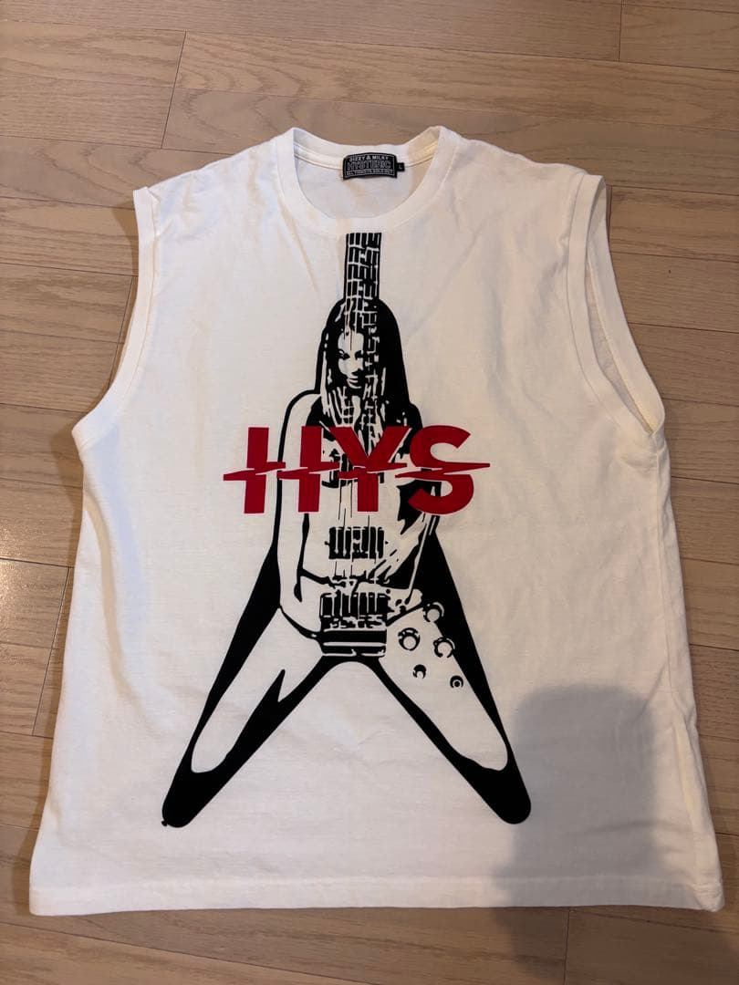 HYSTERIC GLAMOUR ヒステリックグラマーノースリーブTシャツ L