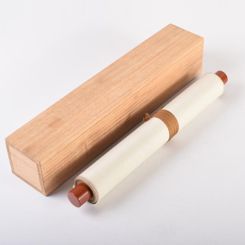 掛軸　大徳寺　柴野　長谷川寛州筆　一行書　「吟風一様松」　共箱　C　6965A