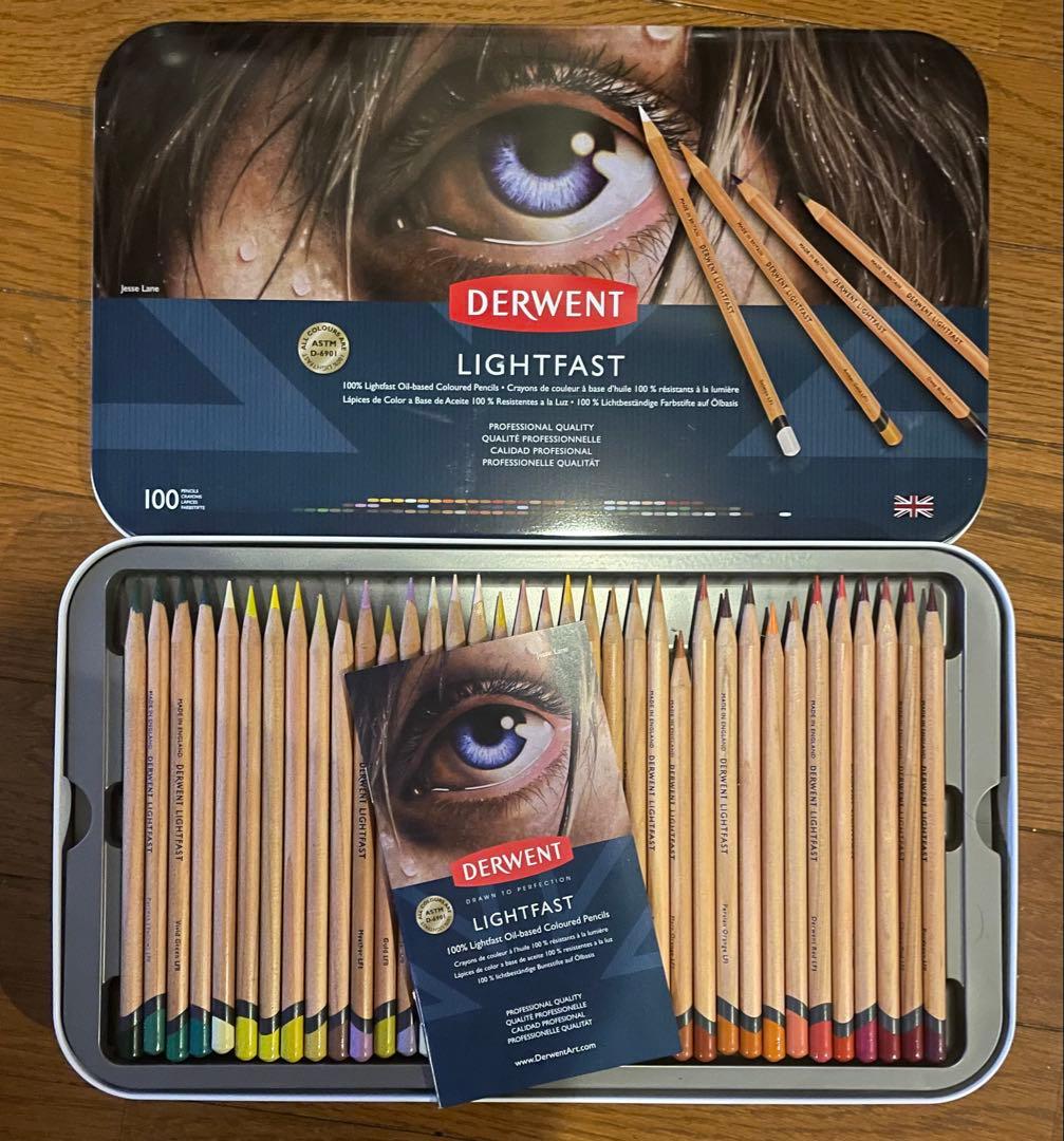 ダーウェント　ライトファスト (油性色鉛筆) 100色