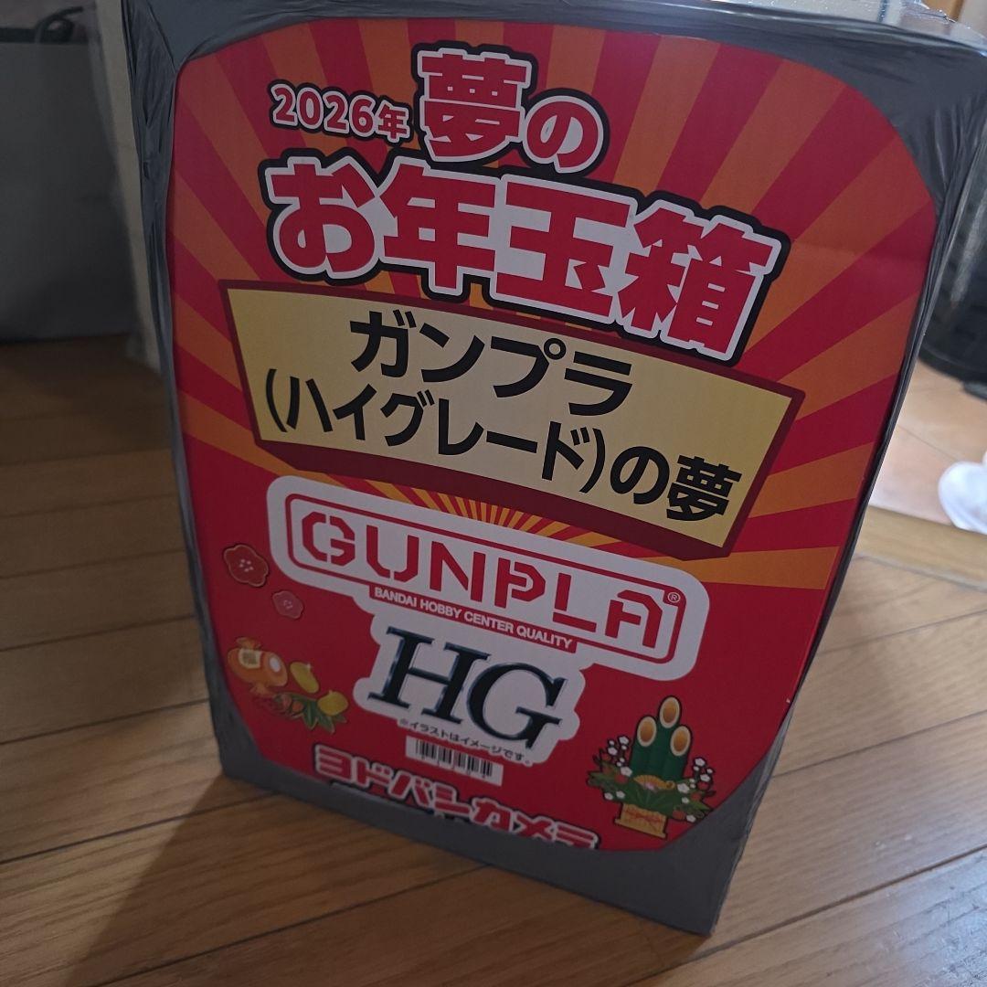 ヨドバシカメラ夢のお年玉箱　ガンプラ（ハイグレード）の夢