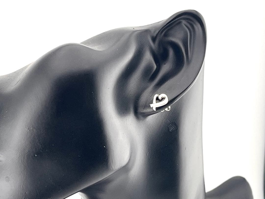 c983 美品　ティファニー　ラビングハート　ピアス　パロマピカソ　925