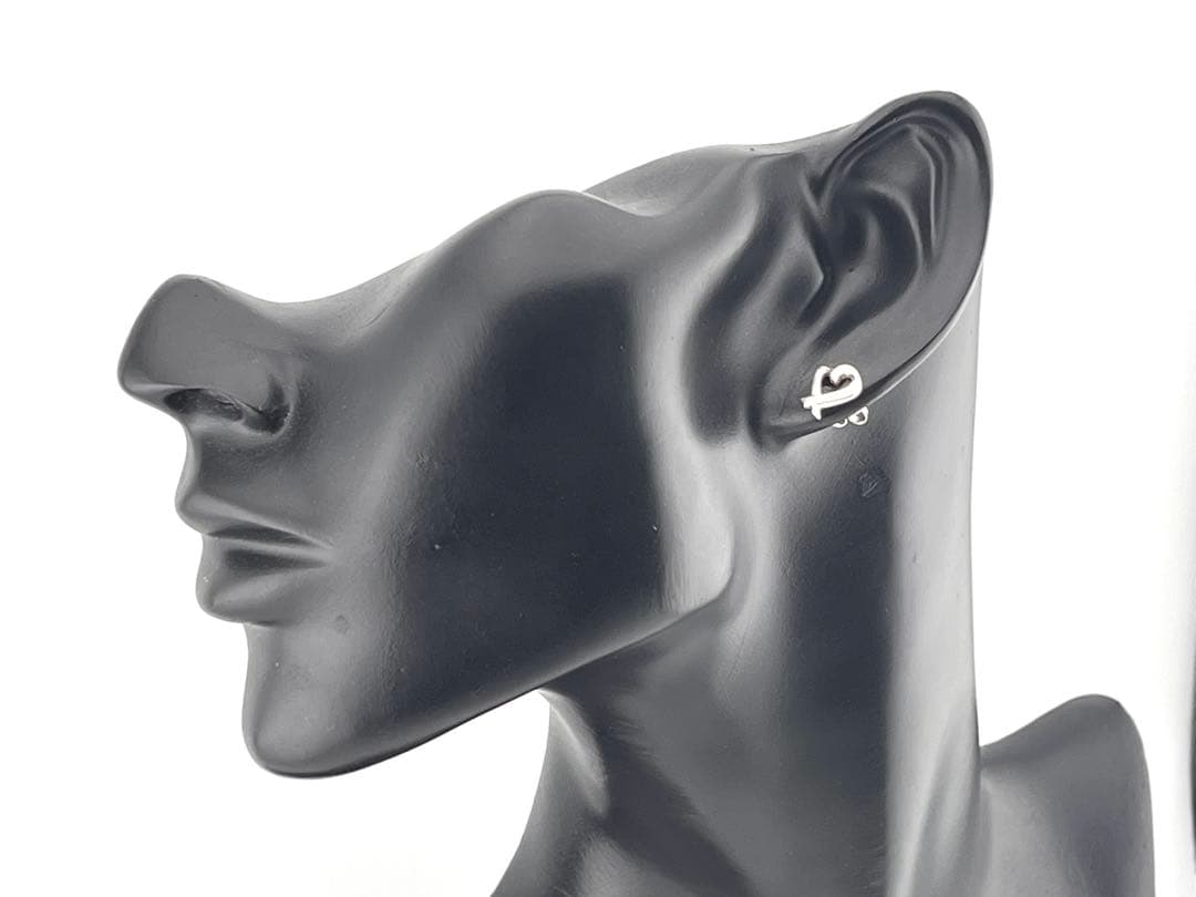 c983 美品　ティファニー　ラビングハート　ピアス　パロマピカソ　925