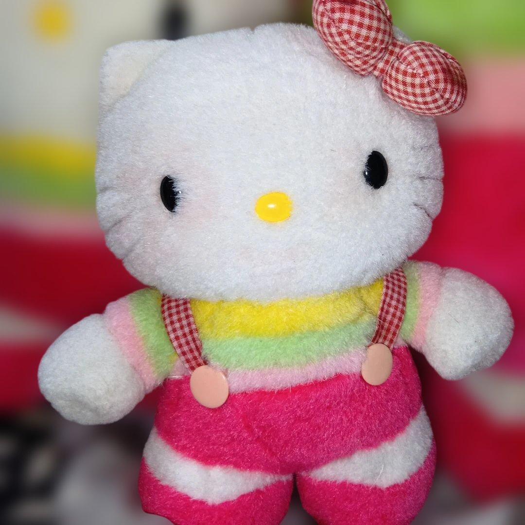 ハローキティ2001年自立型 ぬいぐるみ 大中小3体セット激レア