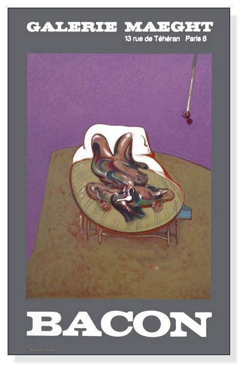 Personnage couche/フランシス ベーコン/アートポスター