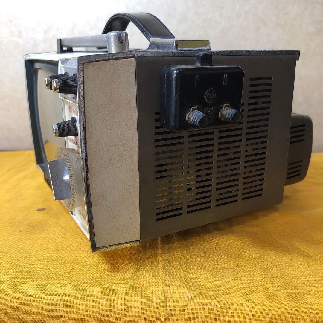 HITACHIポータブル白黒テレビ