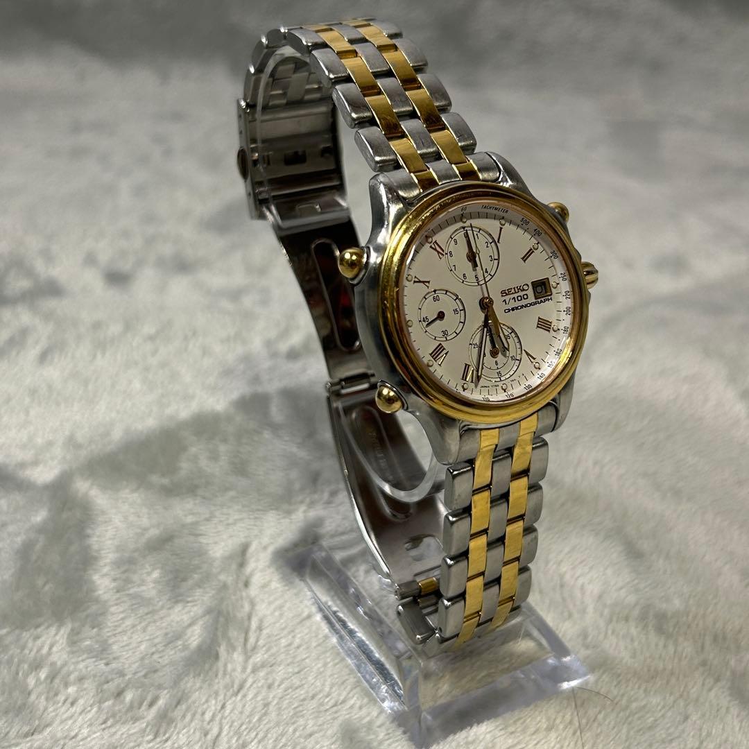 SEIKO スピードマスター 1/100 クロノグラフ（7T52-7A10）
