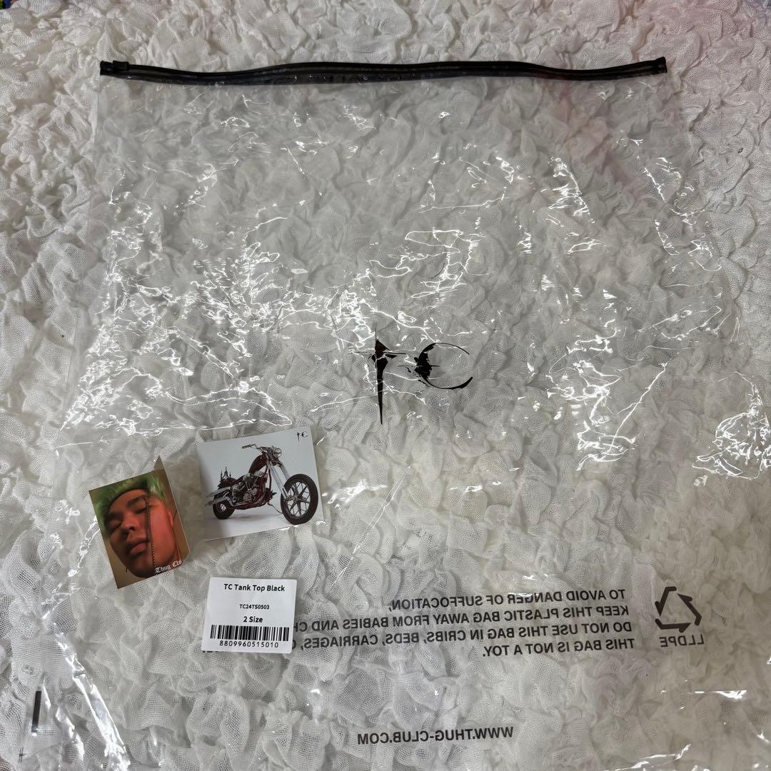 THUG CLUB タンクトップ ブラック