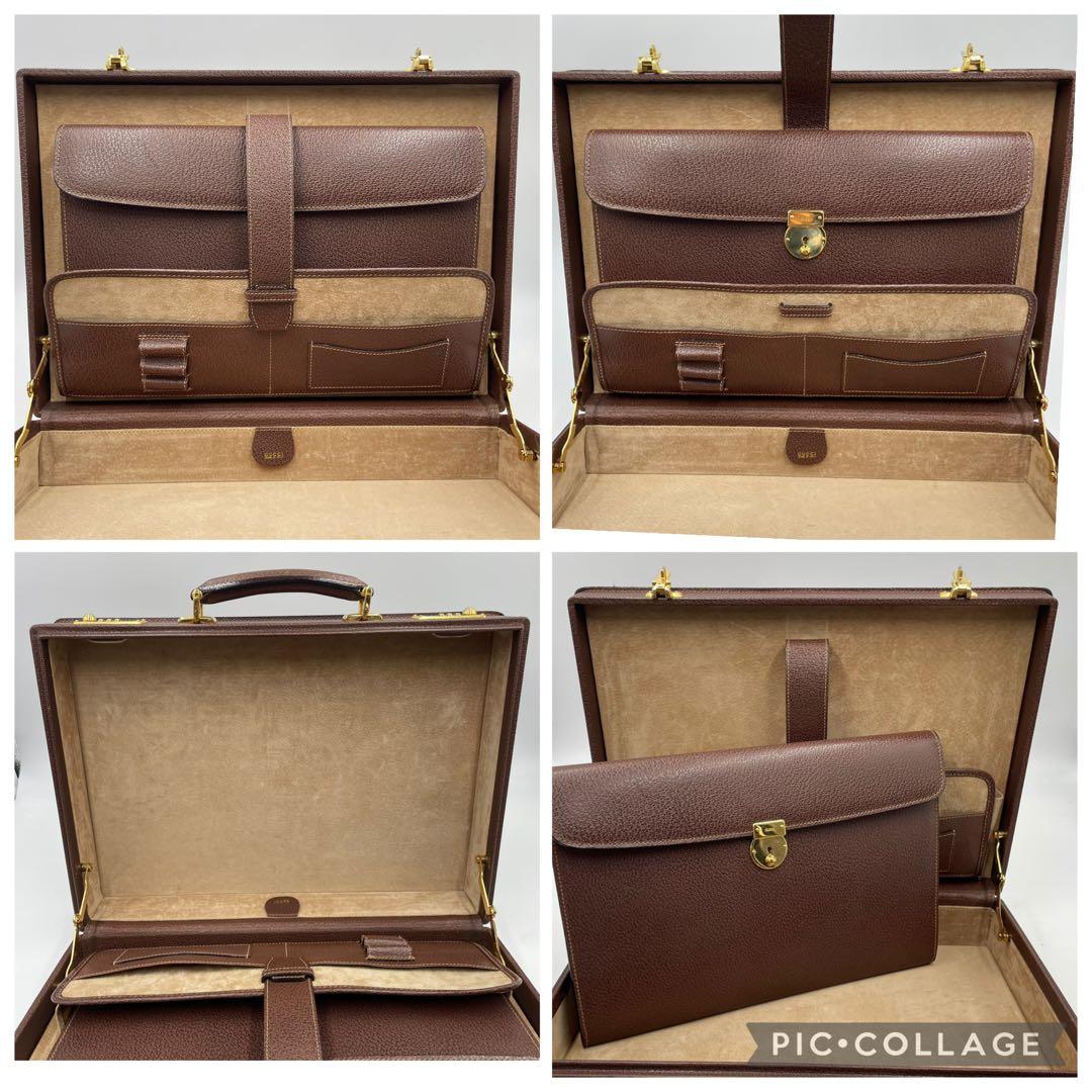 超美品　GUCCI ダイヤルロック　アタッシュケース　セカンドバッグ付