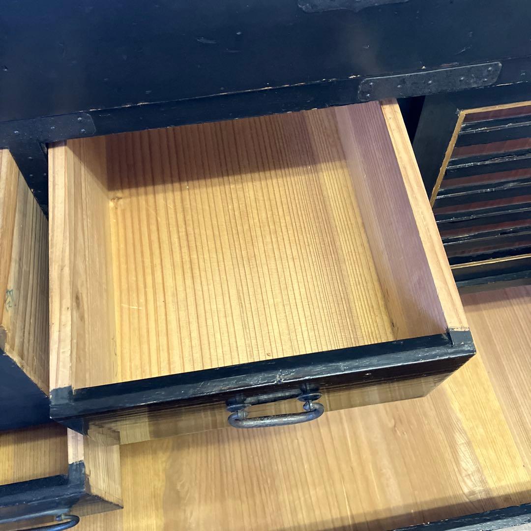 時代箪笥（約幅８８、高８３、奥４５㌢、重３２㌕／説明・写真見直し、写真２０追加）