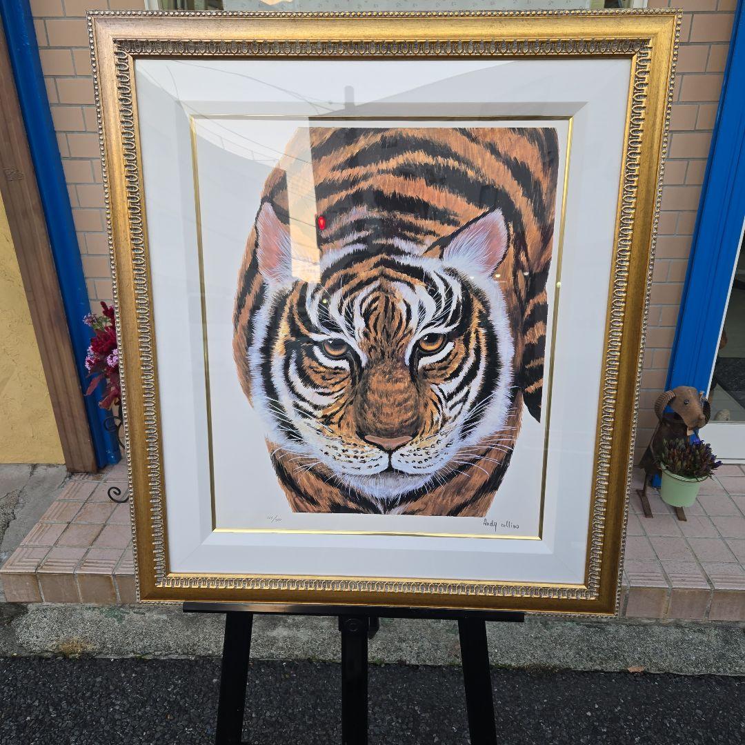 Andy Collins トラの絵画