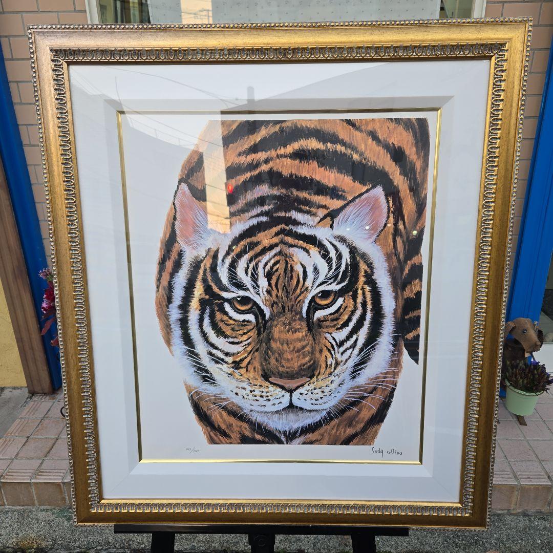 Andy Collins トラの絵画