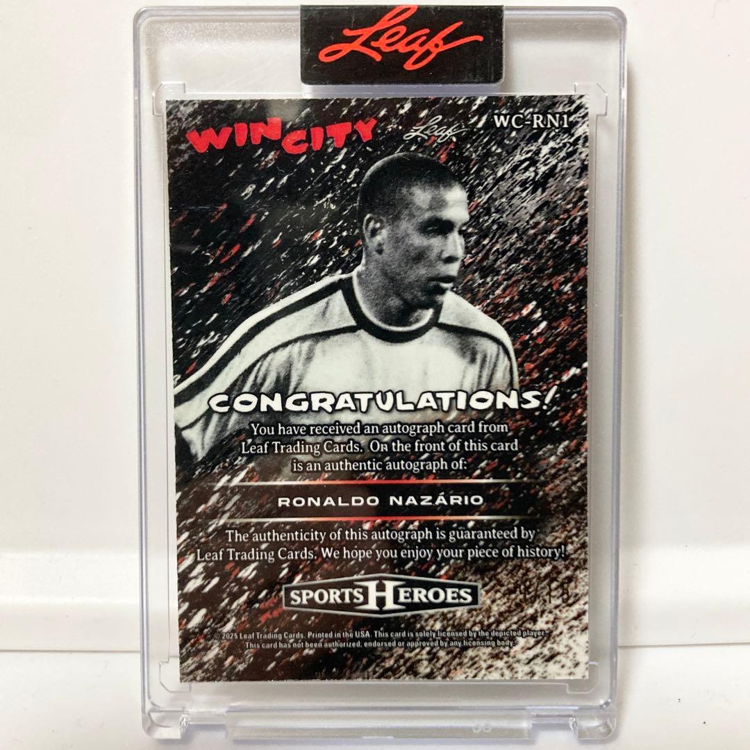 ロナウド 直筆サイン 限定15枚 2025 Leaf ブラジル