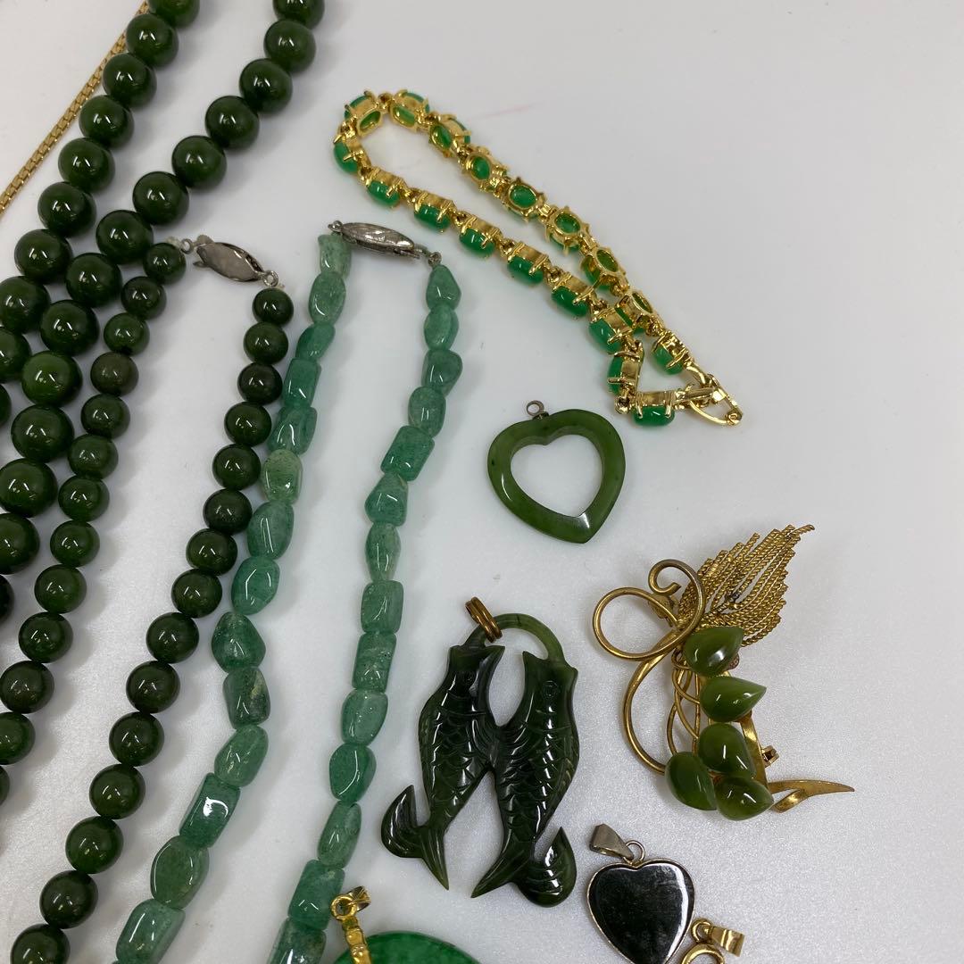 翡翠　ネックレス　アクセサリー　341 g 東さ7-0407☆2F