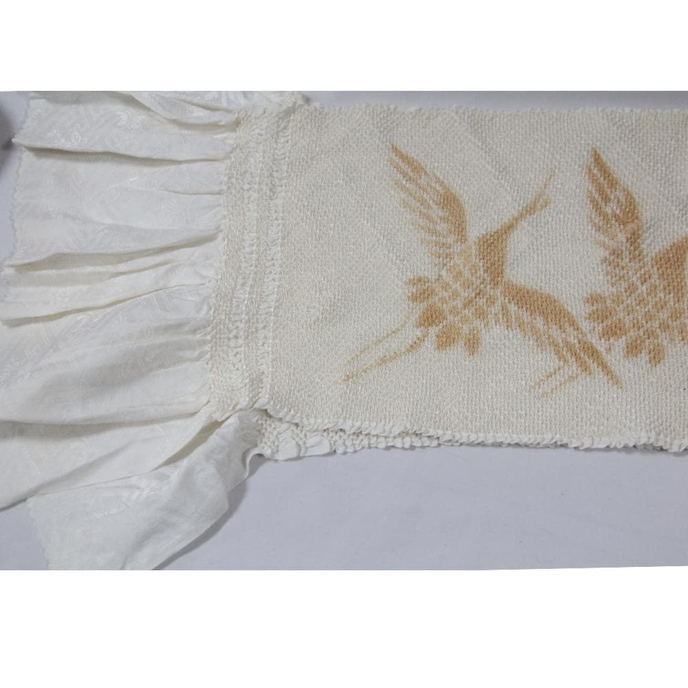 赤■シルク 定番人気■振袖5点セット 帯/帯あげ/帯じめ/伊達衿 No/RF1