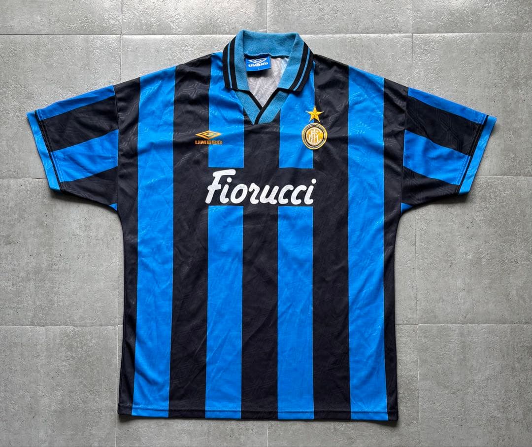 93-94 インテルミラノ　アンブロ　ユニフォーム　正規品　No.13 当時物