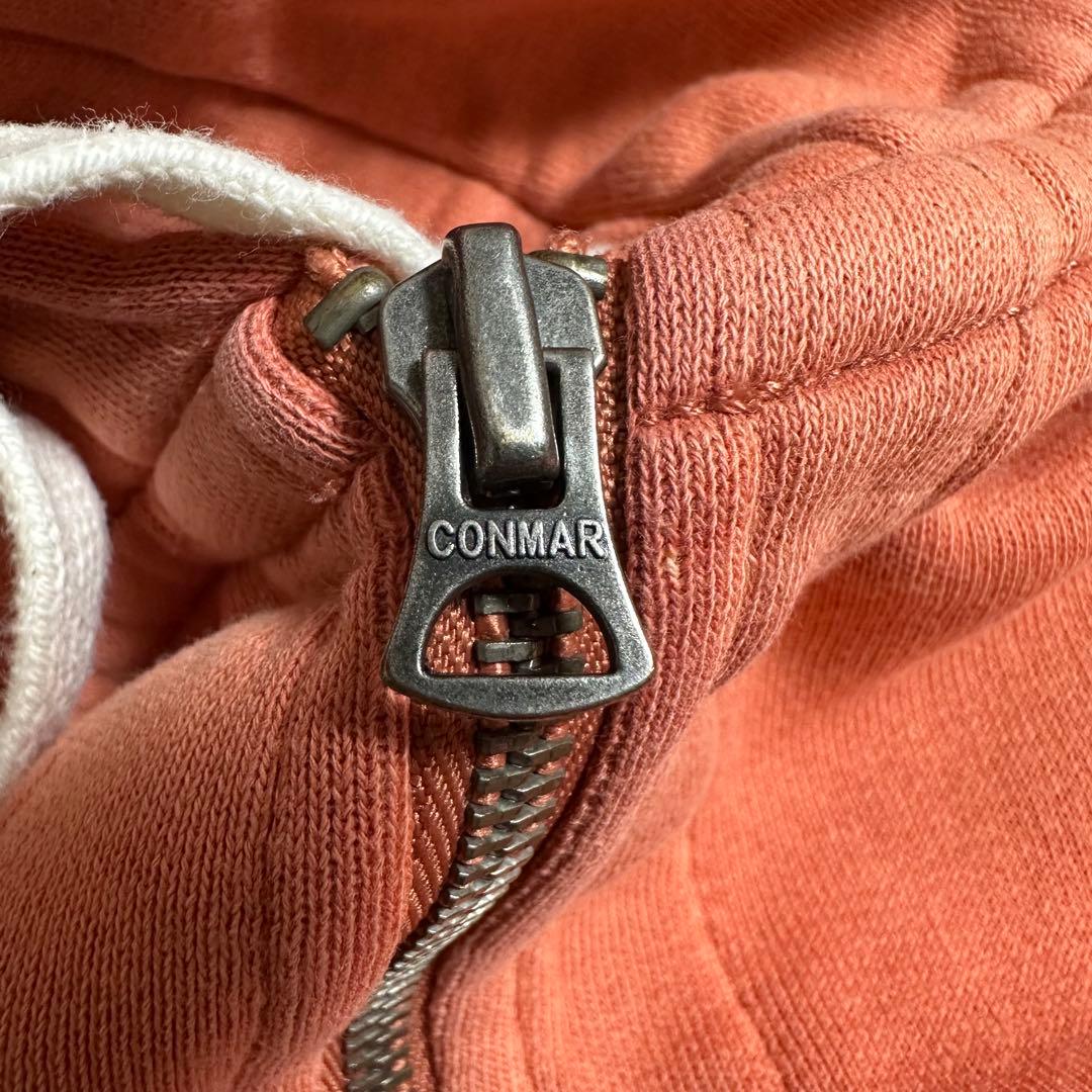 90s ポロ ラルフローレン ネイティブ柄 ジップパーカー サーモンピンク