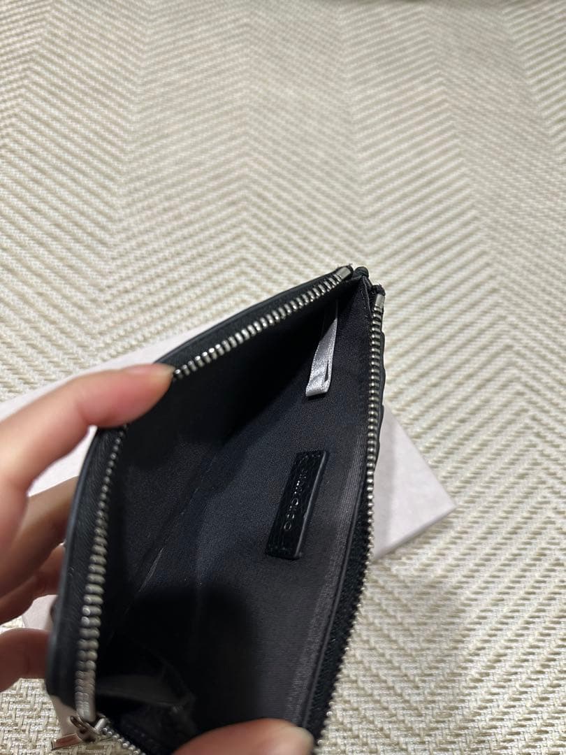 JIMMY CHOO ブラックレザー カードケース　ケース
