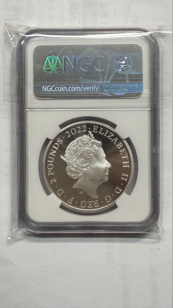 君主シリーズ　キングジョージ1世　 PF70 ウルトラカメオ　NGC 銀貨