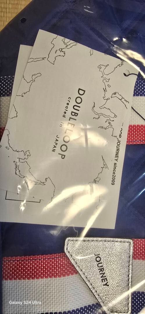 未使用　DOUBLELOOP JOURNEY ショルダーバッグ ネイビー