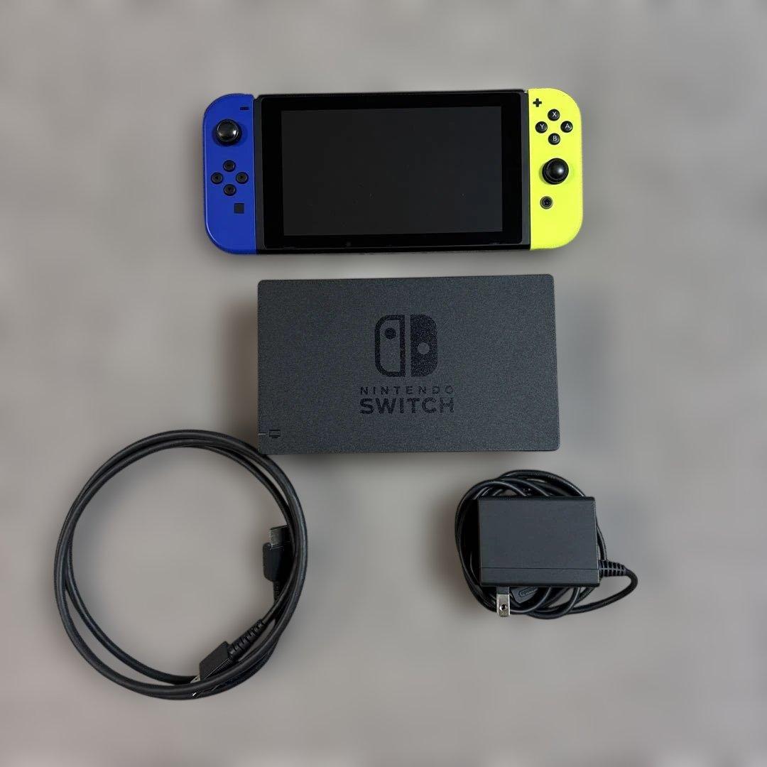 【中古品】Nintendo Switch 本体 ネオンブルーとネオンレッド