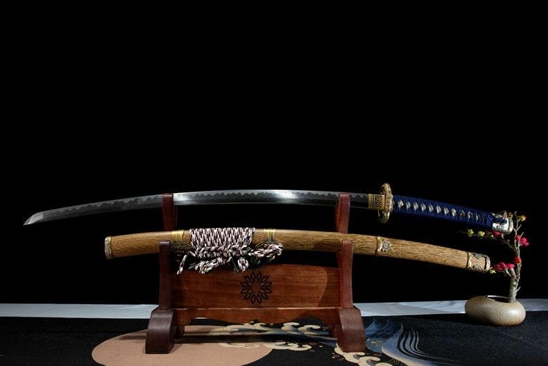 菊紋太刀 日本刀 模造刀 居合刀 武士道 武蔵 鑑賞用 手鍛造打