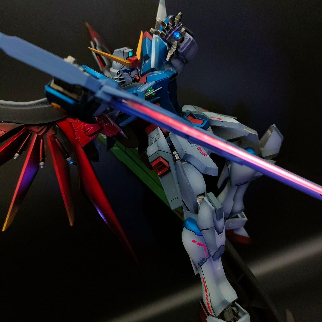 ガンダムSEED DESTINY　デスティニーガンダム　ガンプラMG 塗装完成品