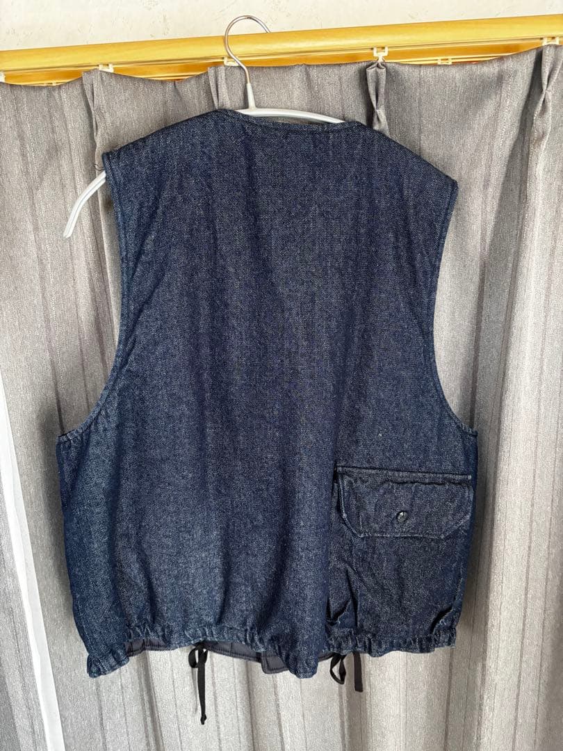 エンジニアドガーメンツ　カバーベスト　(デニム・プリマロフト)