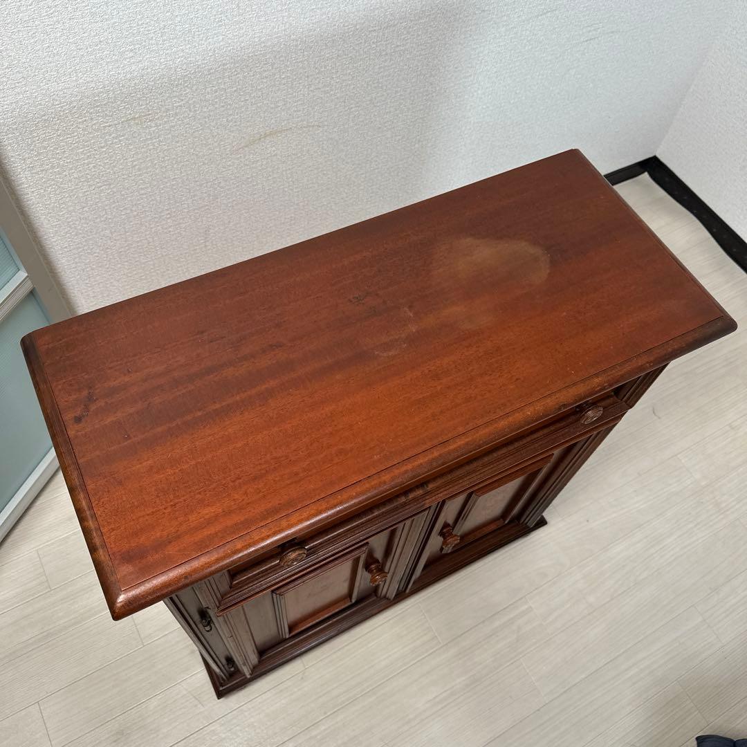 イタリア製 象嵌細工 アンティークスタイル コンソール キャビネット i4※