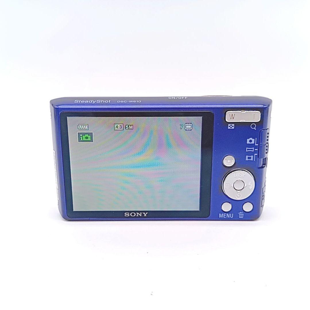 SONY Cyber-shot DSC-W610 コンデジ ブルー ソニー