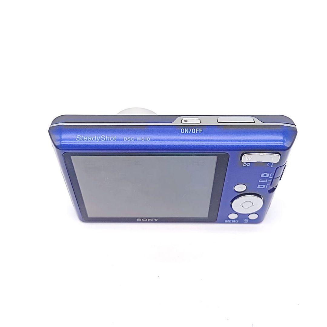 SONY Cyber-shot DSC-W610 コンデジ ブルー ソニー