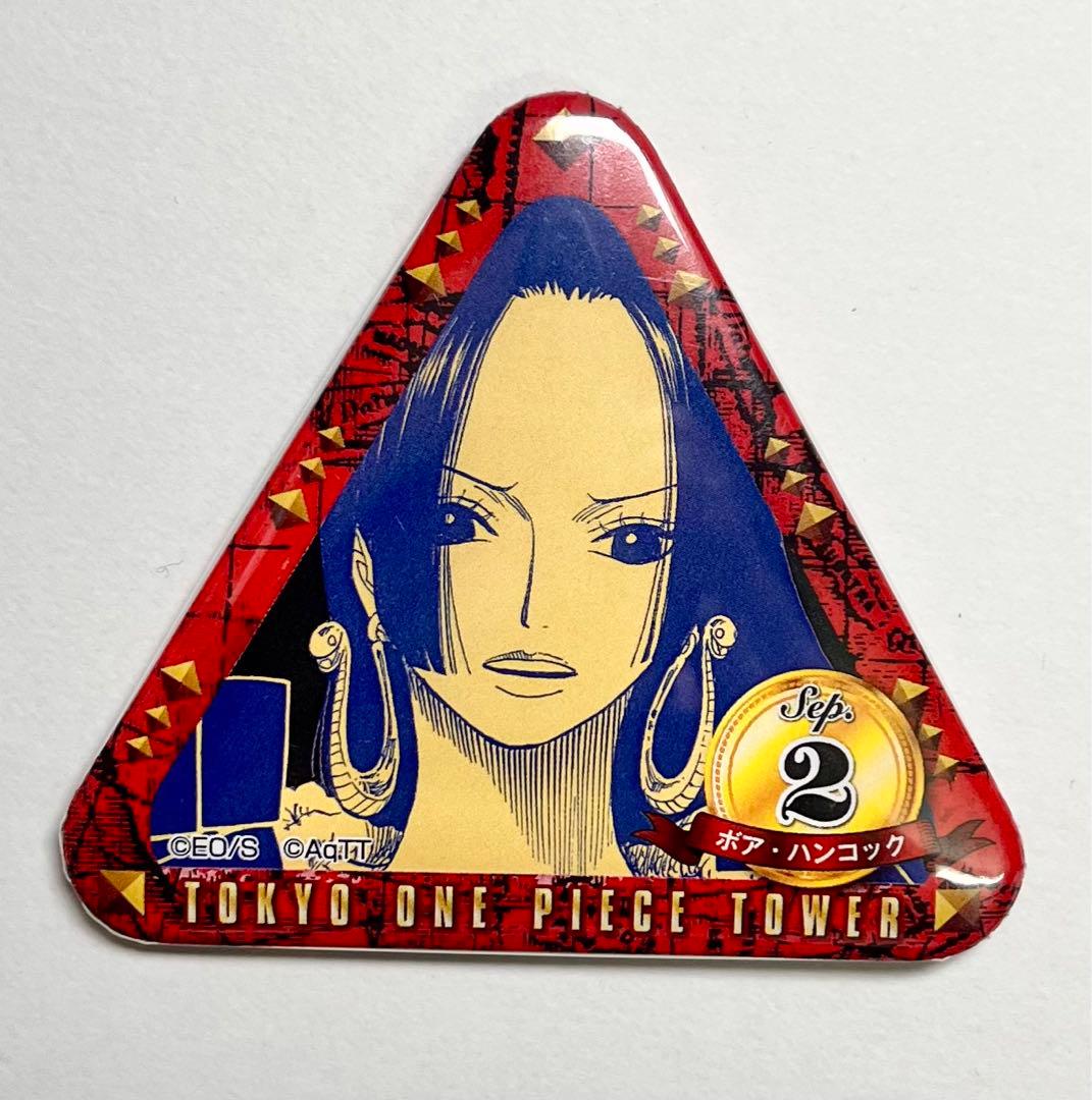ONE PIECE ワンピースタワー トンガリバースデー 缶バッジ ハンコック