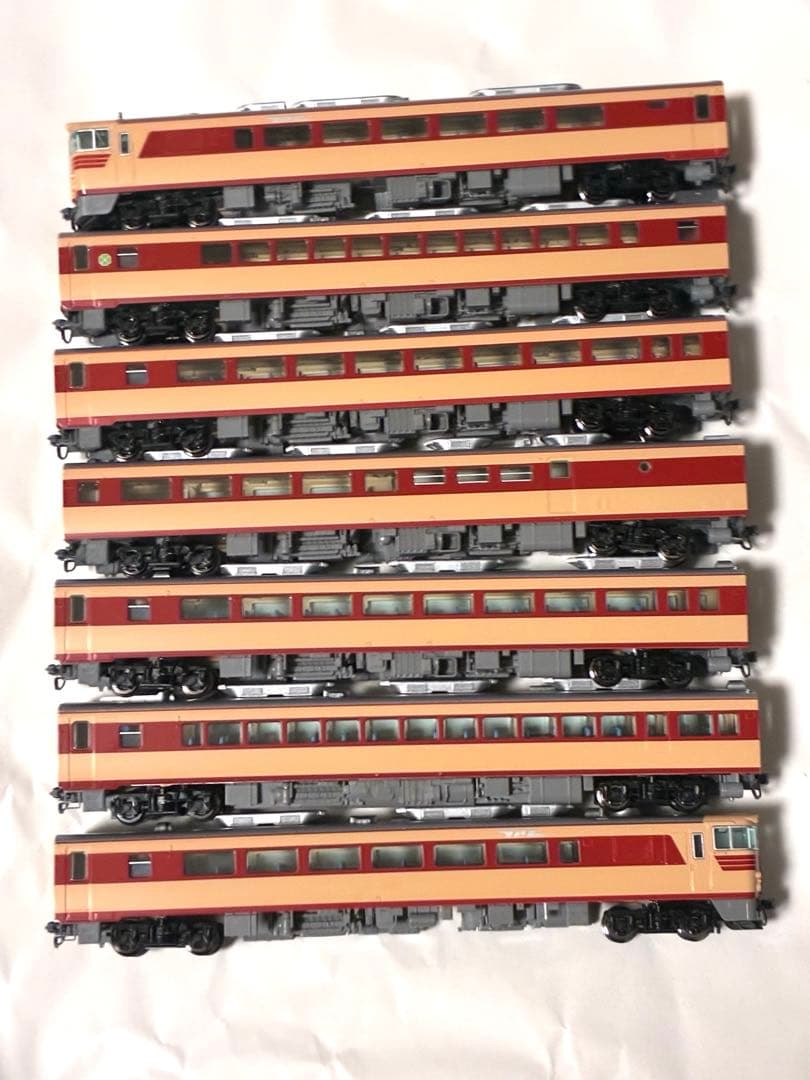 キハ82系後期型？7両　にちりん　tomix ライト点灯動力動作確認済