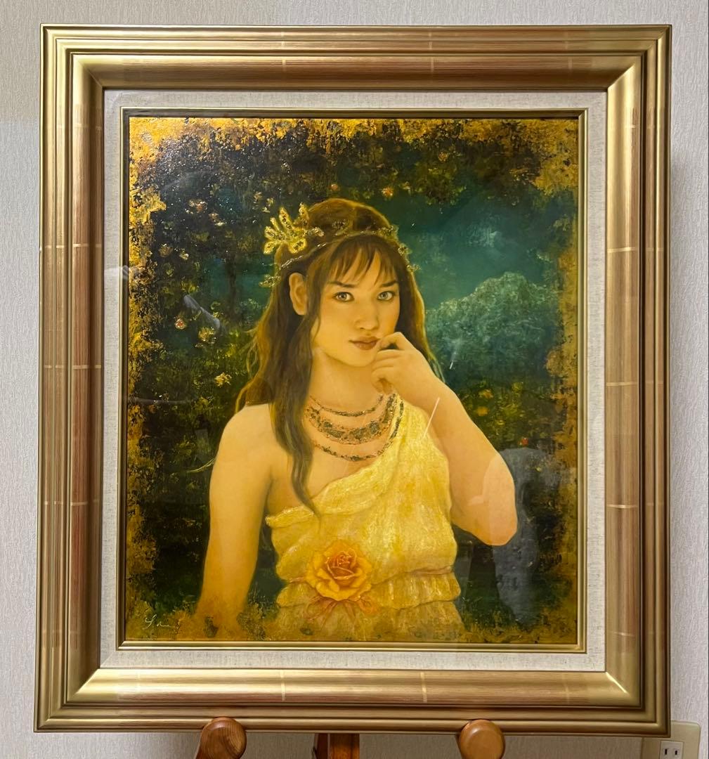 ◆杉山慎一郎 油彩画 MA FORET　10号