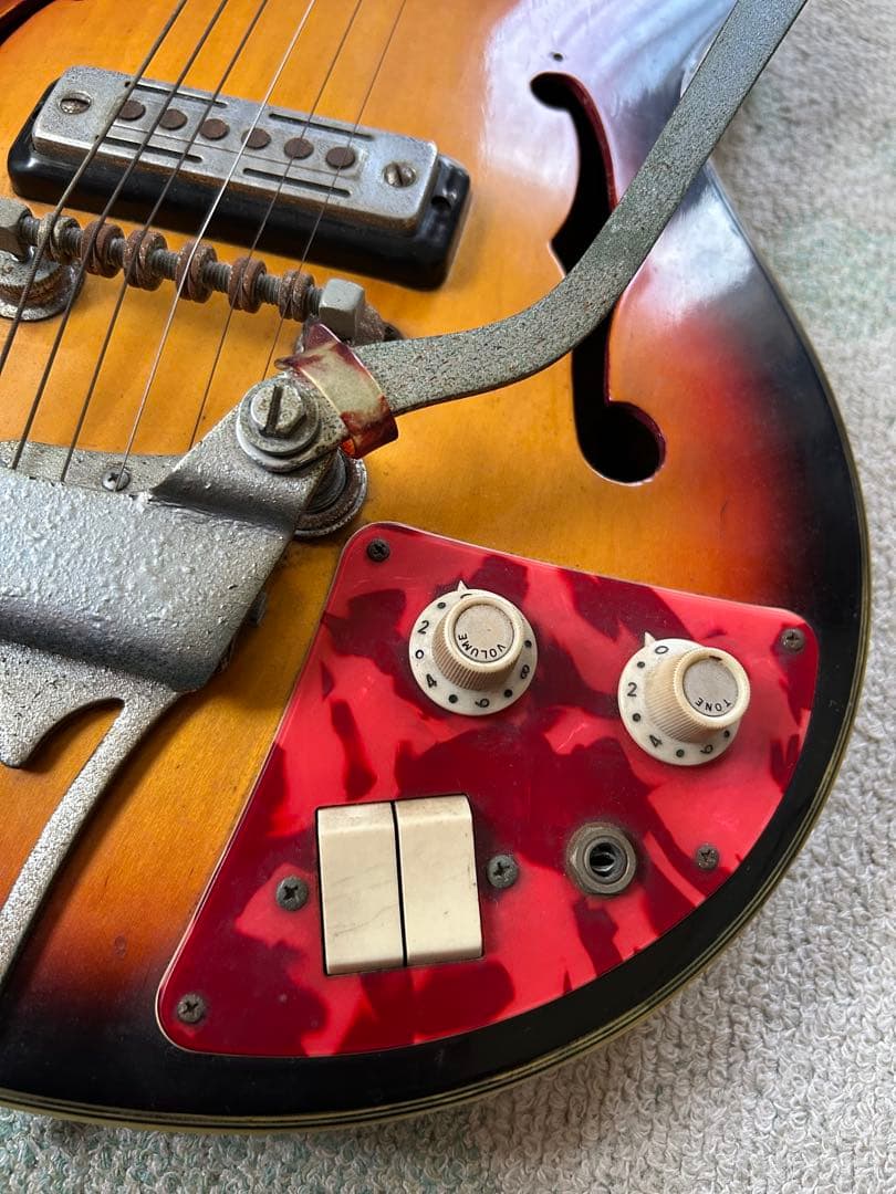 TEISCO EP-2L テスコ　サンバースト セミアコギター　1960年代